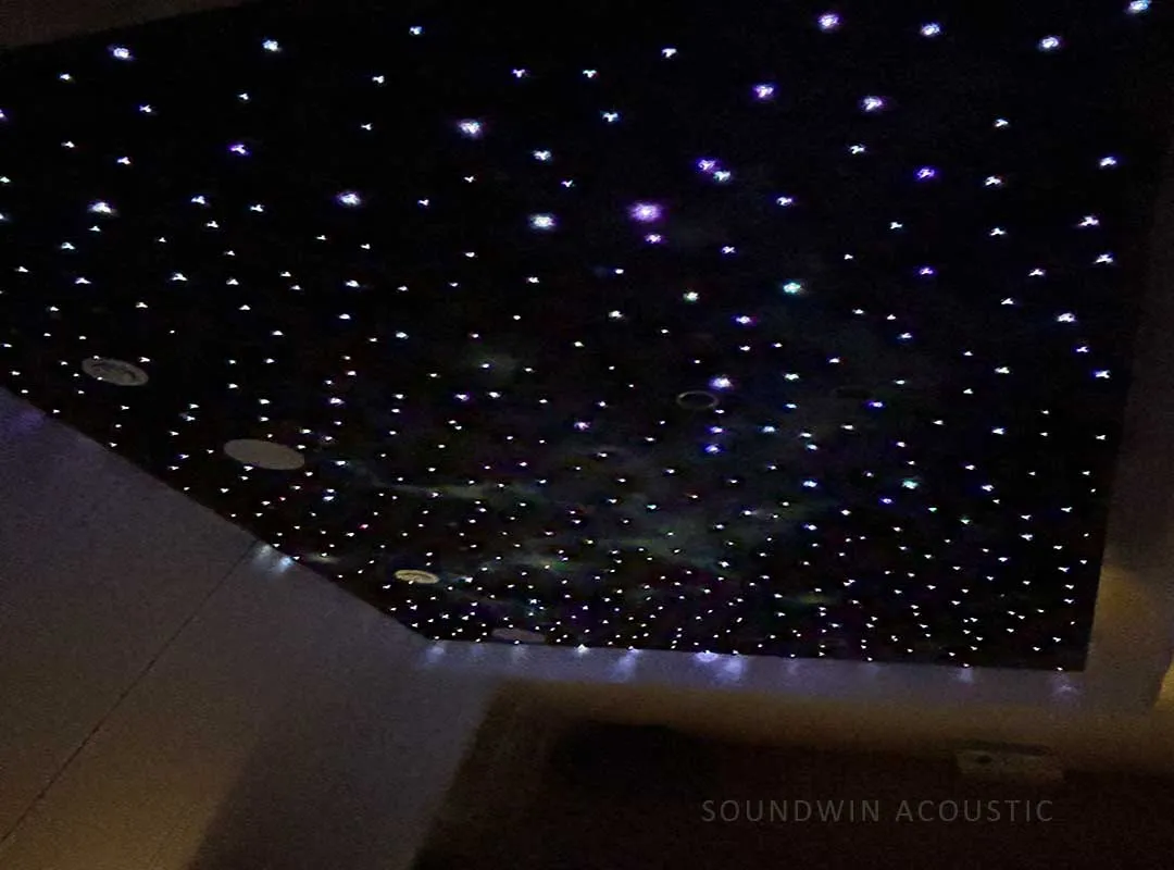 Home Theater with Simple & Clear Design