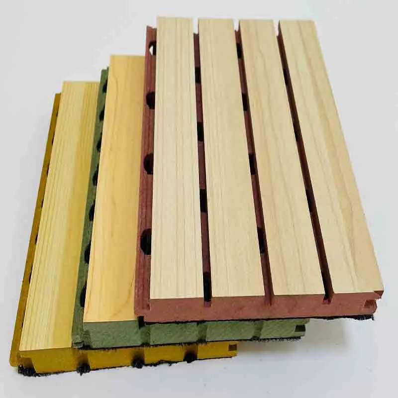 Grooved Wood Acoustic Panel