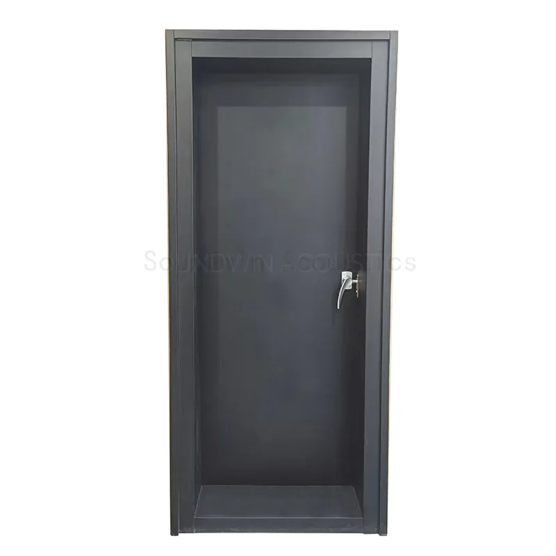 One Frame Two Door Sashes Soundproof Door Series, Fire‑Resistant Acoustic Door for Hospital, Hotel and Studio Use:SWDR-005