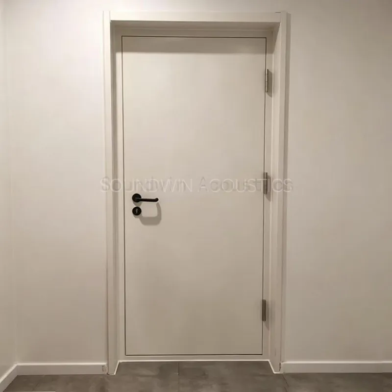 Soundproof Door‑One Frame Two Door Sashes Series, High‑Sealing Noise Isolation Acoustic Door, OEM & ODM Available:SWDR-006
