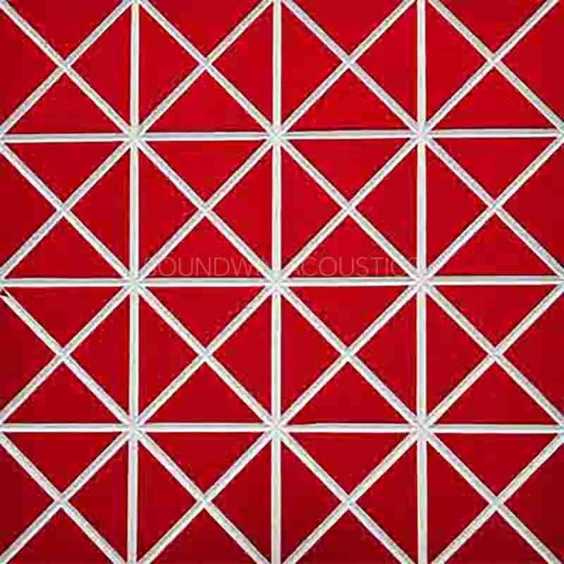ASTM‑E84 Class A Duplex Carved Acoustic Panel Polyester Fiber Decorative Wall Board for Studio:SWPT-DUCA005