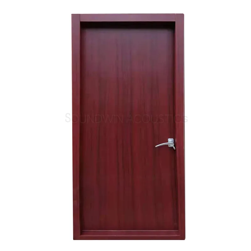 One Frame Two Door Sashes Soundproof Door Series, Fire‑Resistant Acoustic Door for Hospital, Hotel and Studio Use:SWDR-005