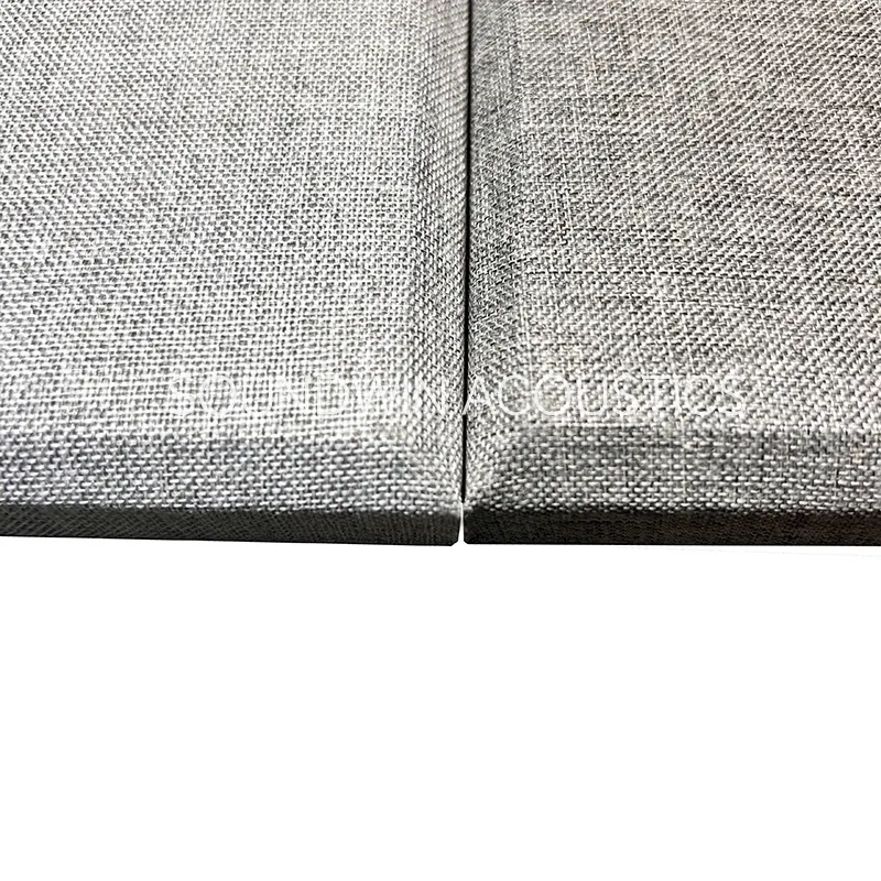 Fabric Wrapped Soundproof Acoustic Wall Panels High NRC Acoustic Foam Panels For Home Cinema Sound Treatment:SWFA-006