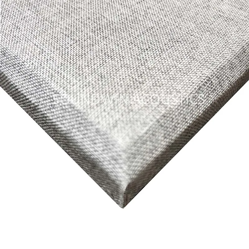 Fabric Wrapped Soundproof Acoustic Wall Panels High NRC Acoustic Foam Panels For Home Cinema Sound Treatment:SWFA-006