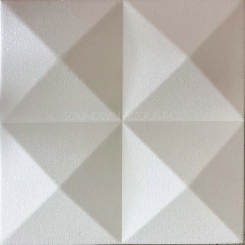 3D PET Polyester Fiber Acoustic Wall Panels Eco-Friendly Decorative Sound Absorbing Panels For Office Hotel Lobby:SW3D-011