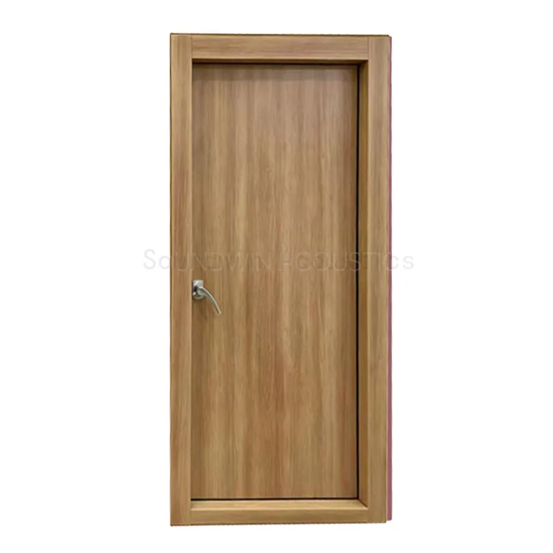 One Frame Two Door Sashes Soundproof Door Series, Fire‑Resistant Acoustic Door for Hospital, Hotel and Studio Use:SWDR-005
