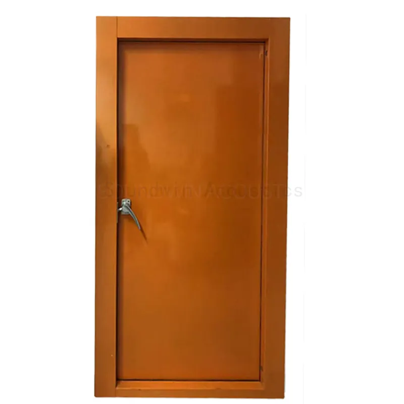 One Frame Two Door Sashes Soundproof Door Series, Fire‑Resistant Acoustic Door for Hospital, Hotel and Studio Use:SWDR-005