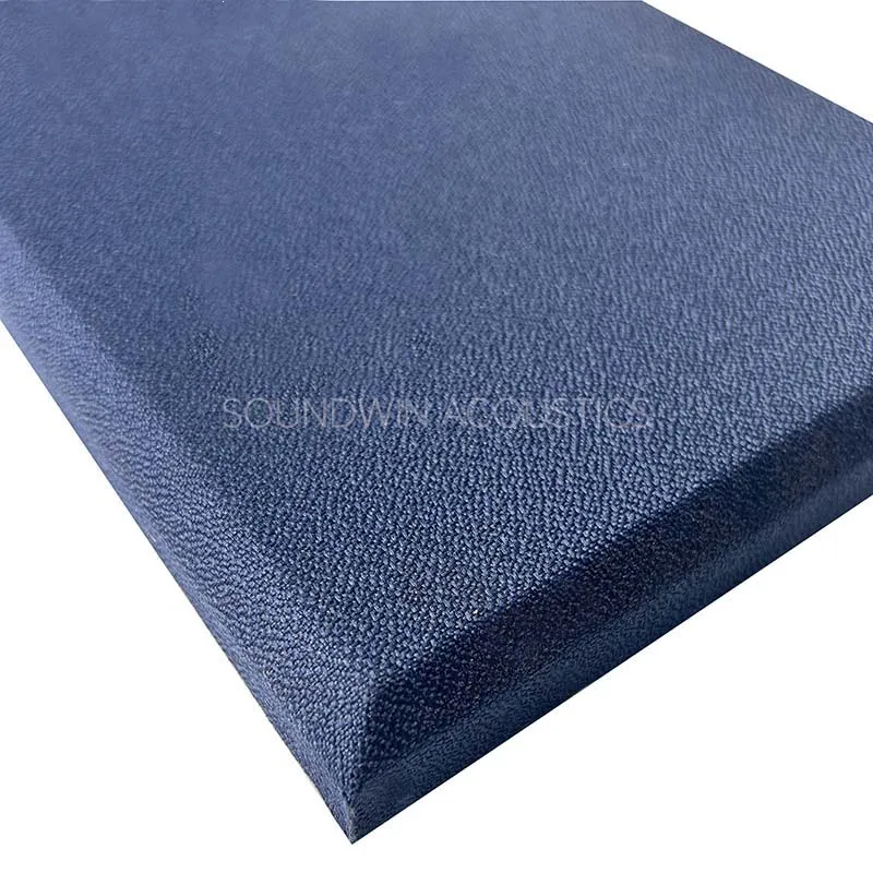 High Density Fabric Acoustic Panels Sound Absorbing Wall Panels Echo Reduction Acoustic Foam Panels For Recording Studio & Private Cinema:SWFA-004