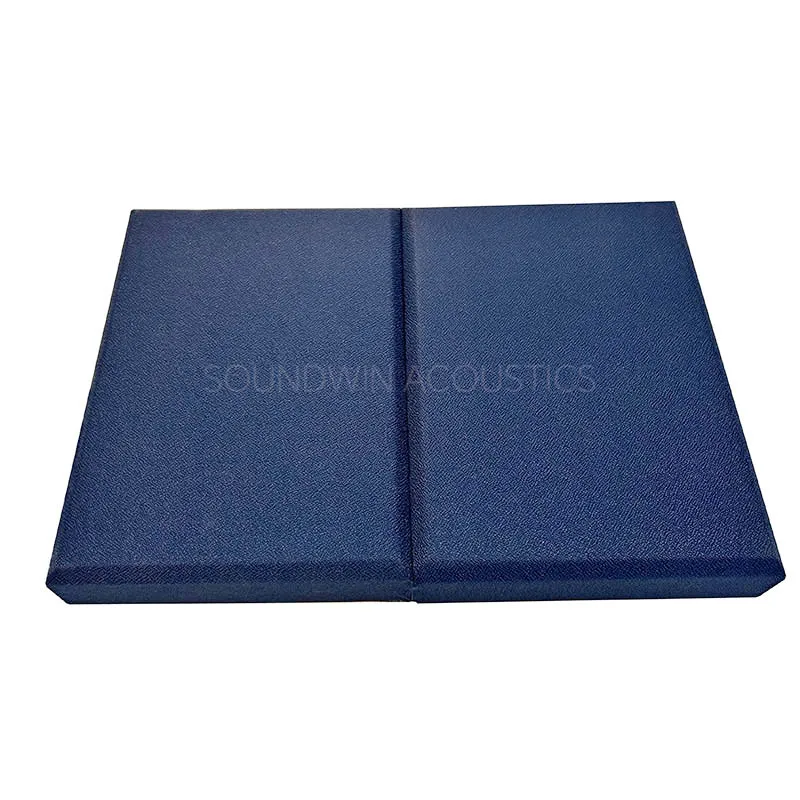 High Density Fabric Acoustic Panels Sound Absorbing Wall Panels Echo Reduction Acoustic Foam Panels For Recording Studio & Private Cinema:SWFA-004