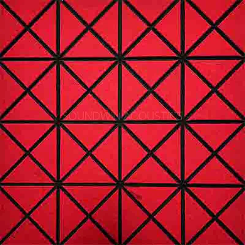 ASTM‑E84 Class A Duplex Carved Acoustic Panel Polyester Fiber Decorative Wall Board for Studio:SWPT-DUCA005