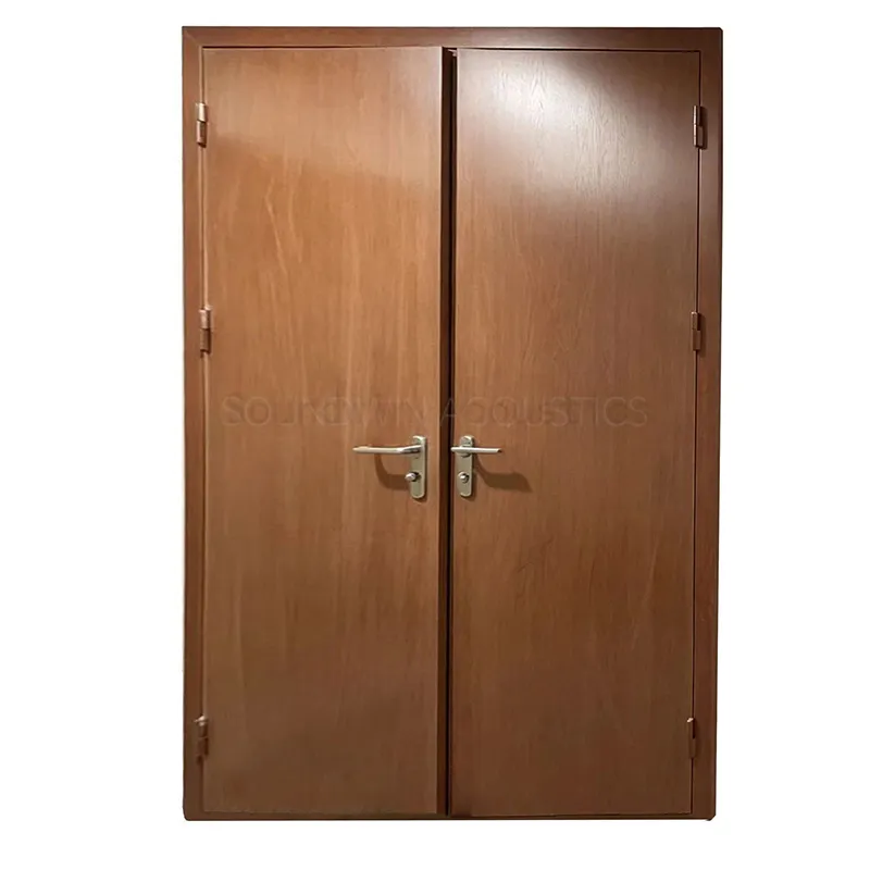 Acoustic Soundproof Door, One Frame Two Door Sashes Series for Commercial Building:SWDR-012
