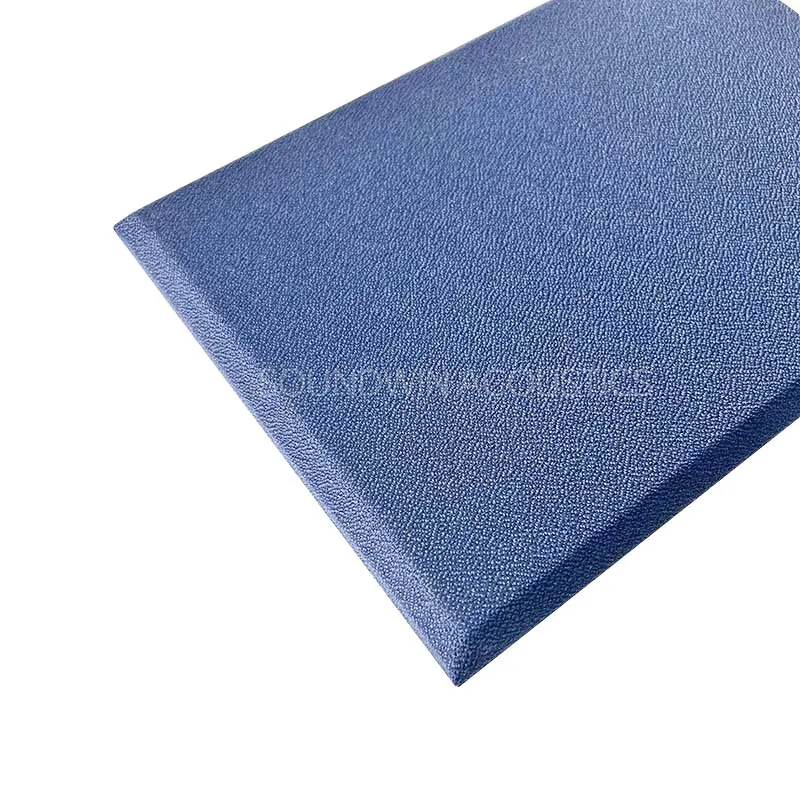High Density Fabric Acoustic Panels Sound Absorbing Wall Panels Echo Reduction Acoustic Foam Panels For Recording Studio & Private Cinema:SWFA-004